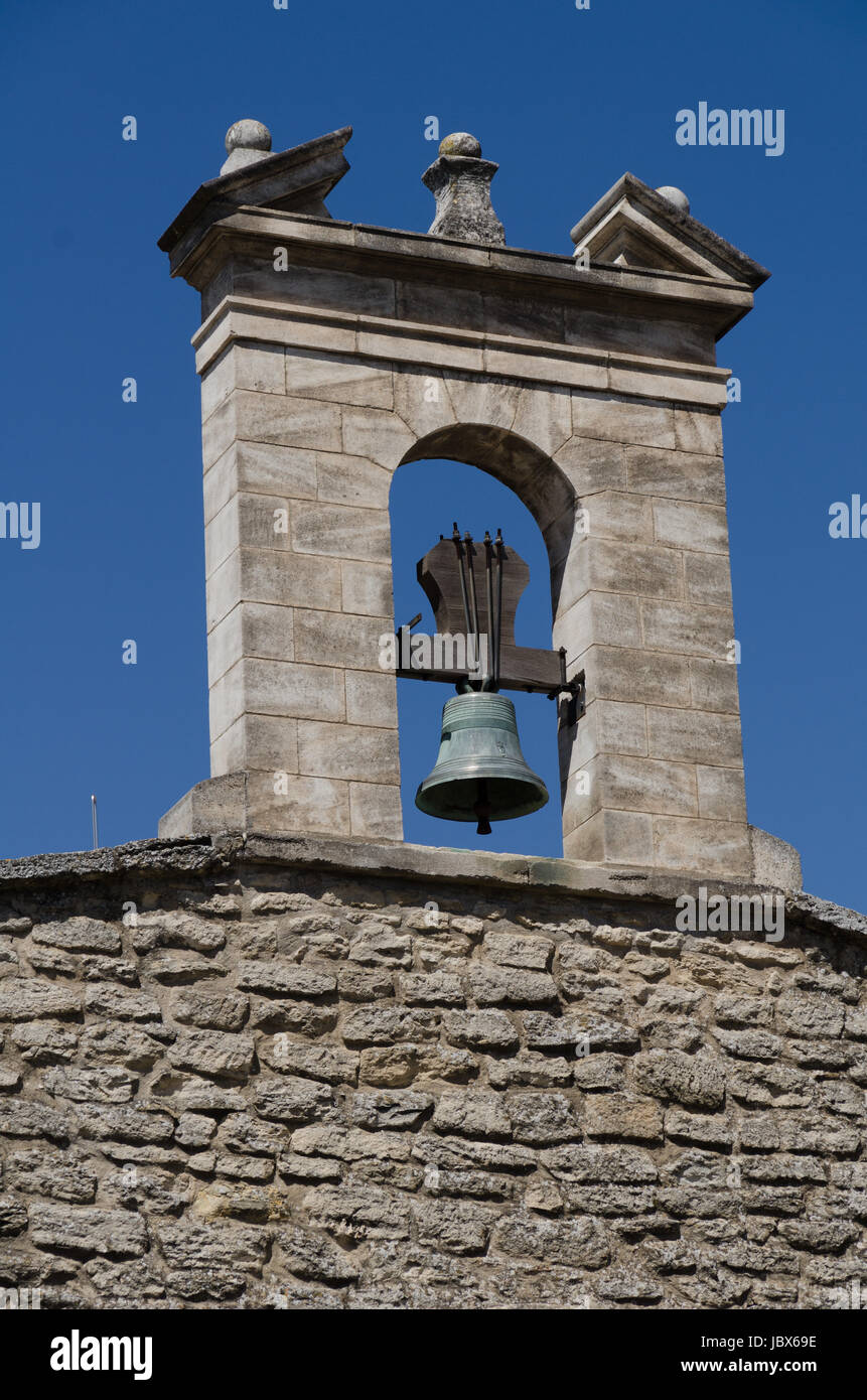 the bell of saint firmin in gordes Stock Photo