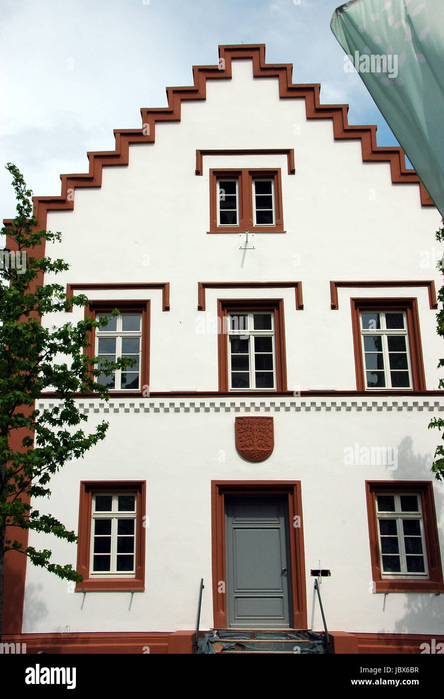 altes rathaus hagenbach / pfalz Stock Photo