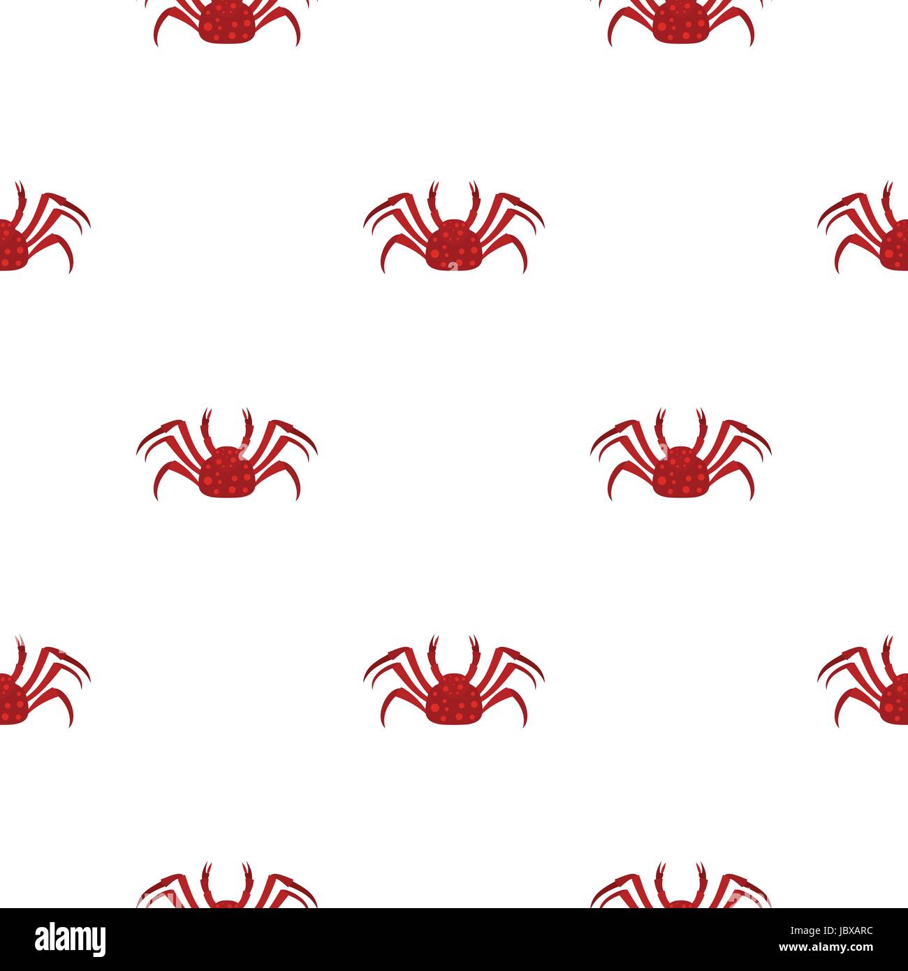 Red Alaska crab pattern seamless Stock Vector Image & Art - Alamy