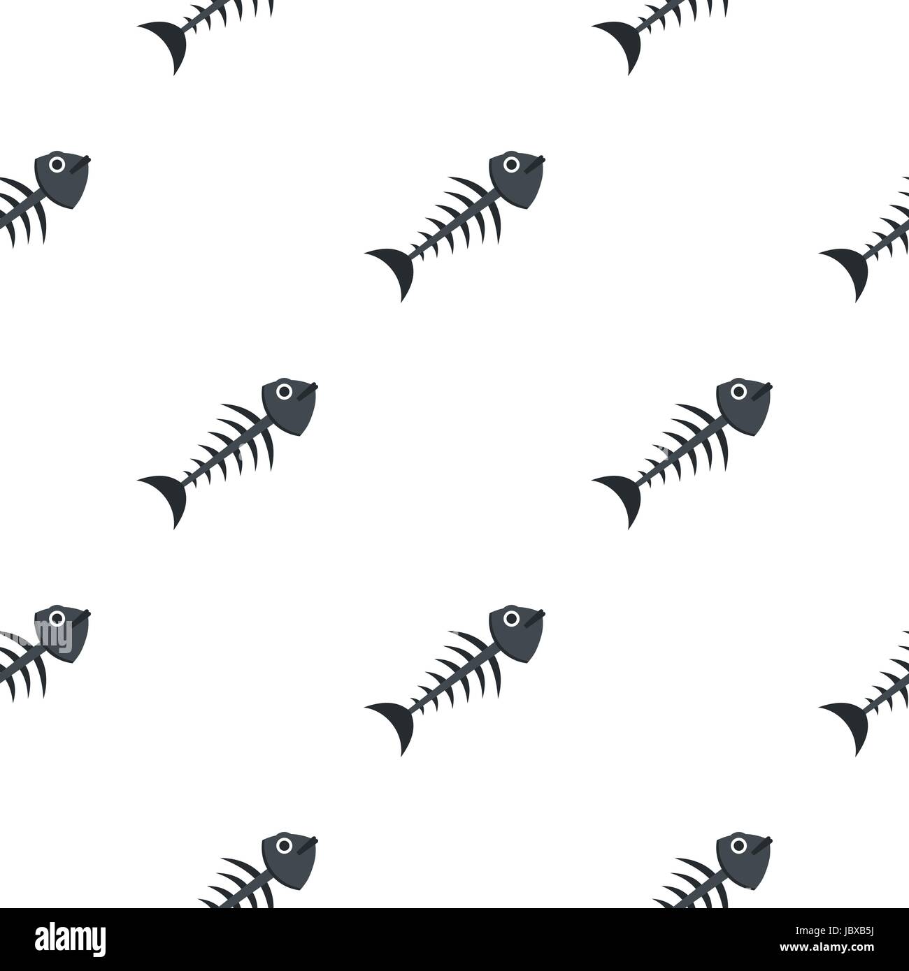 Fish bone pattern seamless Stock Vector Image & Art Alamy