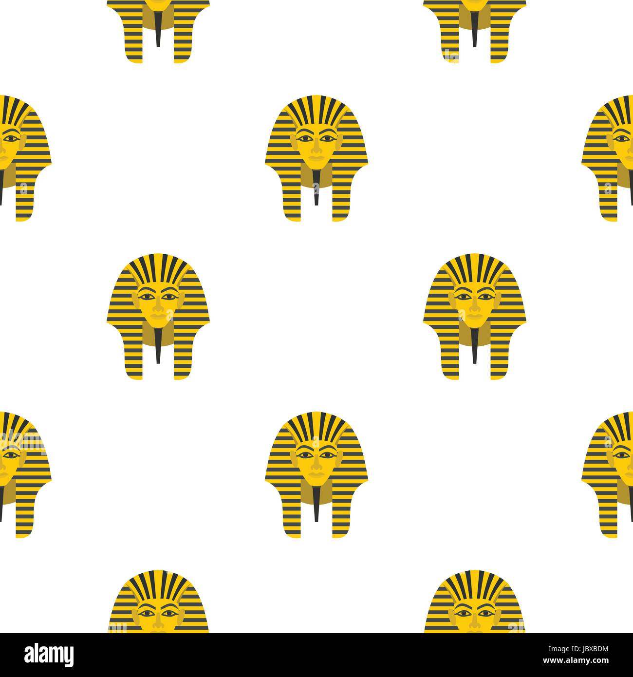Download Egyptian Golden Pharaohs Mask Pattern Seamless Stock Vector Image Art Alamy Yellowimages Mockups