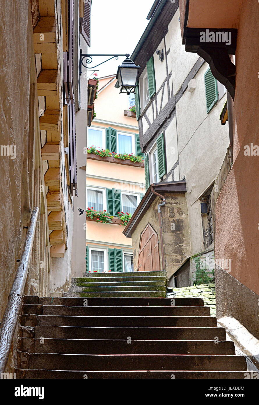 tübingen altstadtgasse Stock Photo