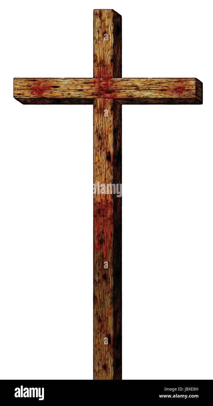 Illustration of the cross of Christ. Stock Photo