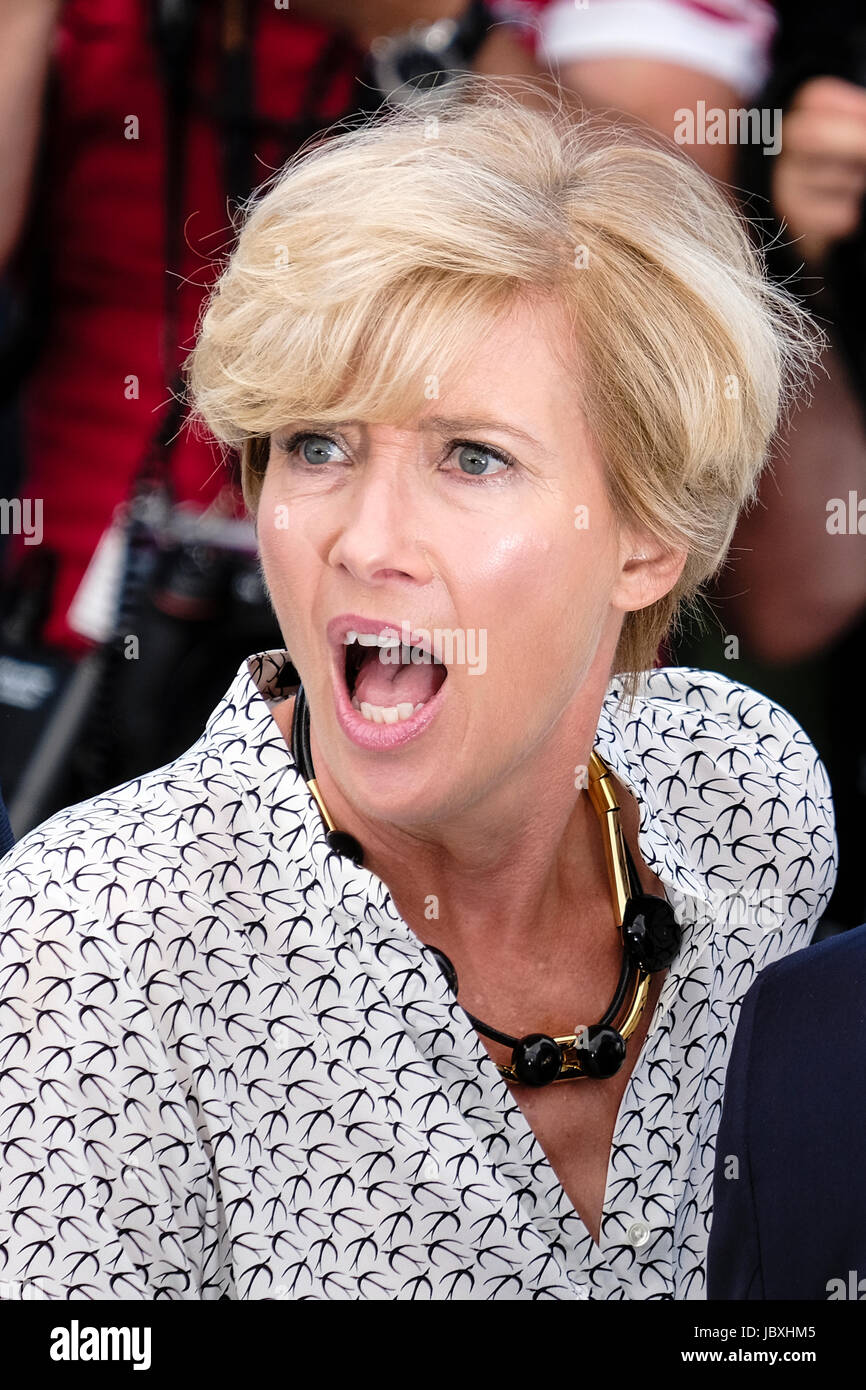 Emma Thompson at THE MEYEROWITZ STORIES Photocall during the 70th Cannes Film Festival at the Palais des Festivals. Cannes, France - Sunday May 21, 2017. Stock Photo