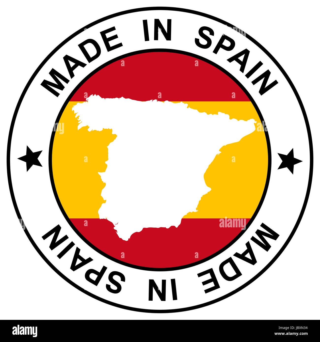 Made spain stamp hi-res stock photography and images - Alamy