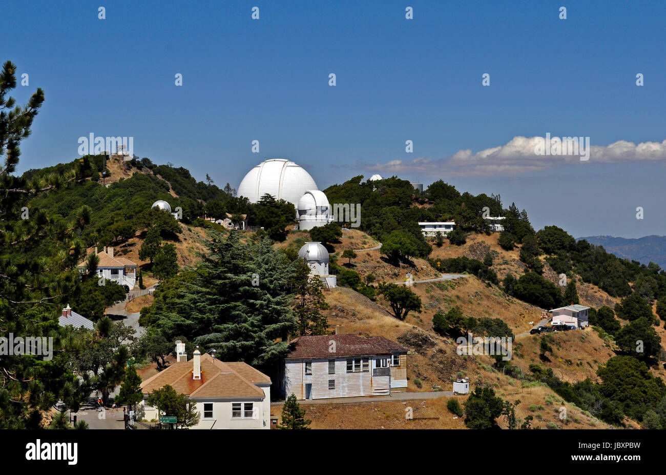 120 inch telescope, Lick Observatory, Mount Hamilton, California Stock Photo