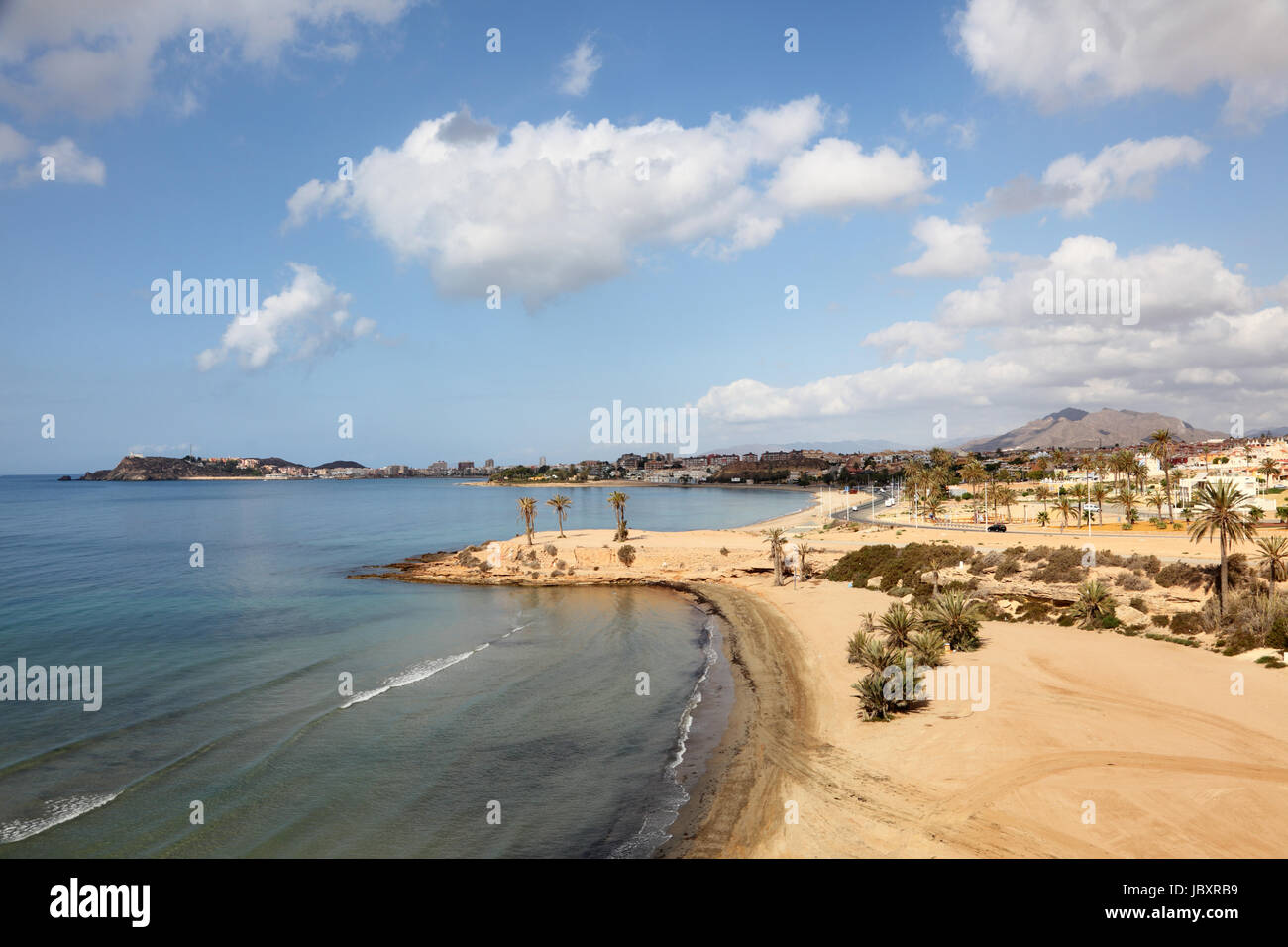 Beach in Puerto de Mazarron. Province of Murcia, Spain Stock Photo Alamy