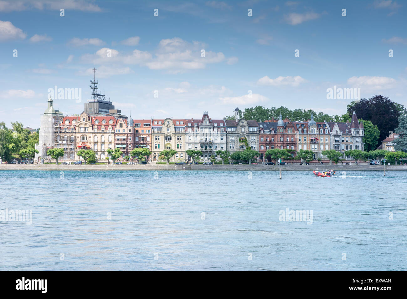KONSTANZ, GERMANY JUNE 16 Historic houses in Konstanz, Germany on