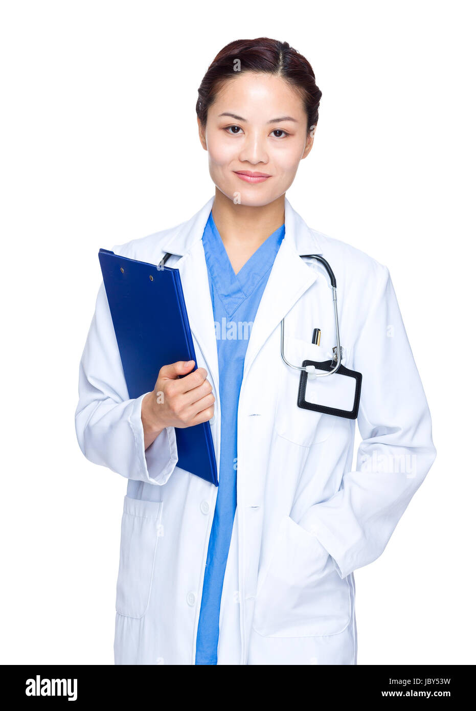 Doctor hold clipboard pad hi-res stock photography and images - Alamy