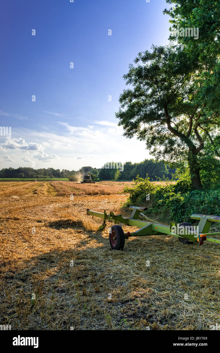 Tractors and harvesting Stock Photo - Alamy