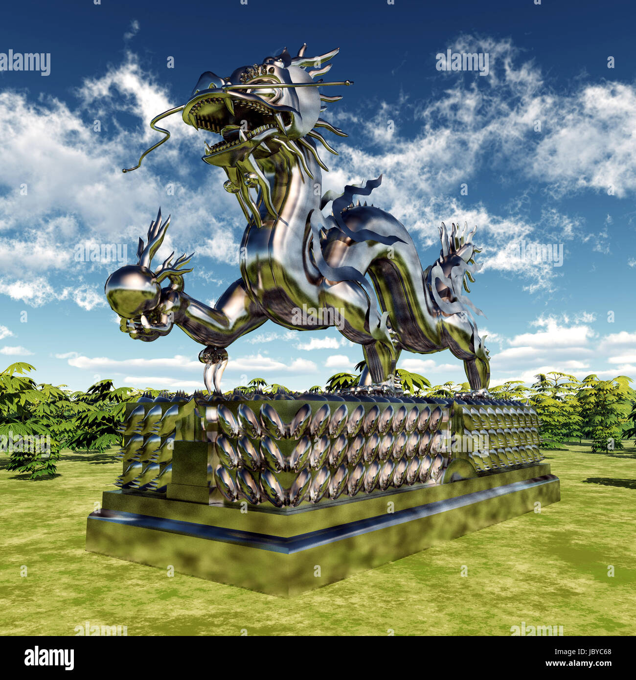 chinese dragon statue Stock Photo Alamy