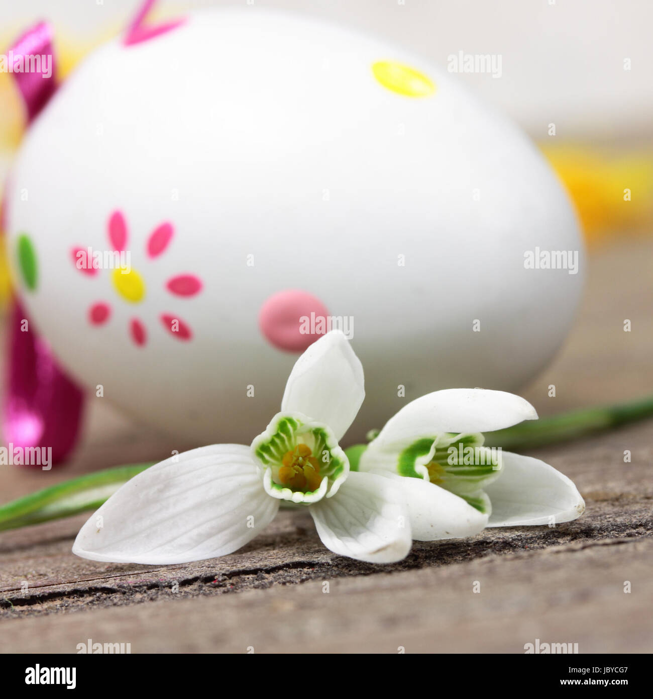 easter egg with lily of the valley Stock Photo - Alamy