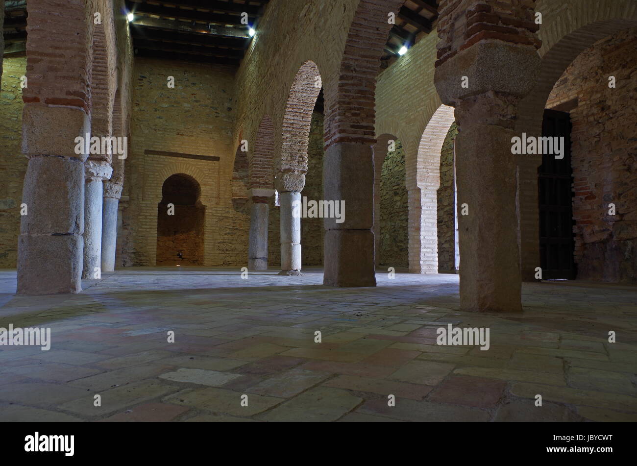 Mosque of Almonaster, a famous travel attraction in Huelva. Andalucia ...