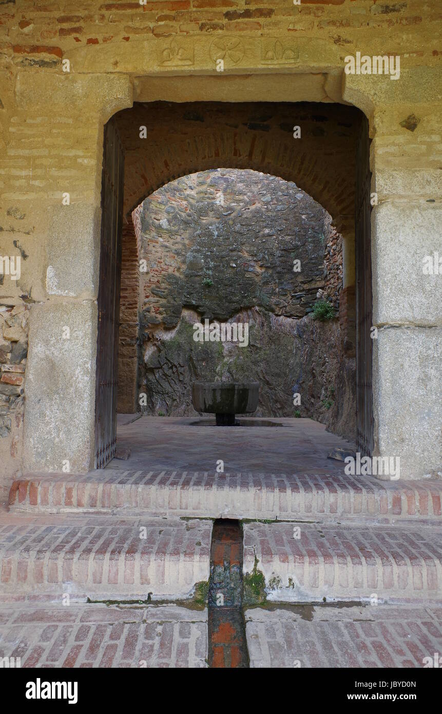 Mosque of Almonaster, a famous travel attraction in Huelva. Andalucia ...