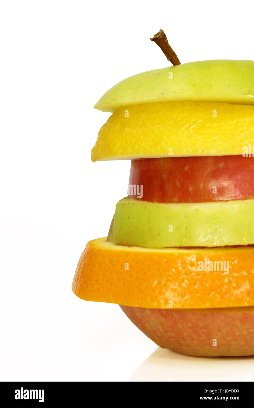 stacked apples and oranges Stock Photo Alamy