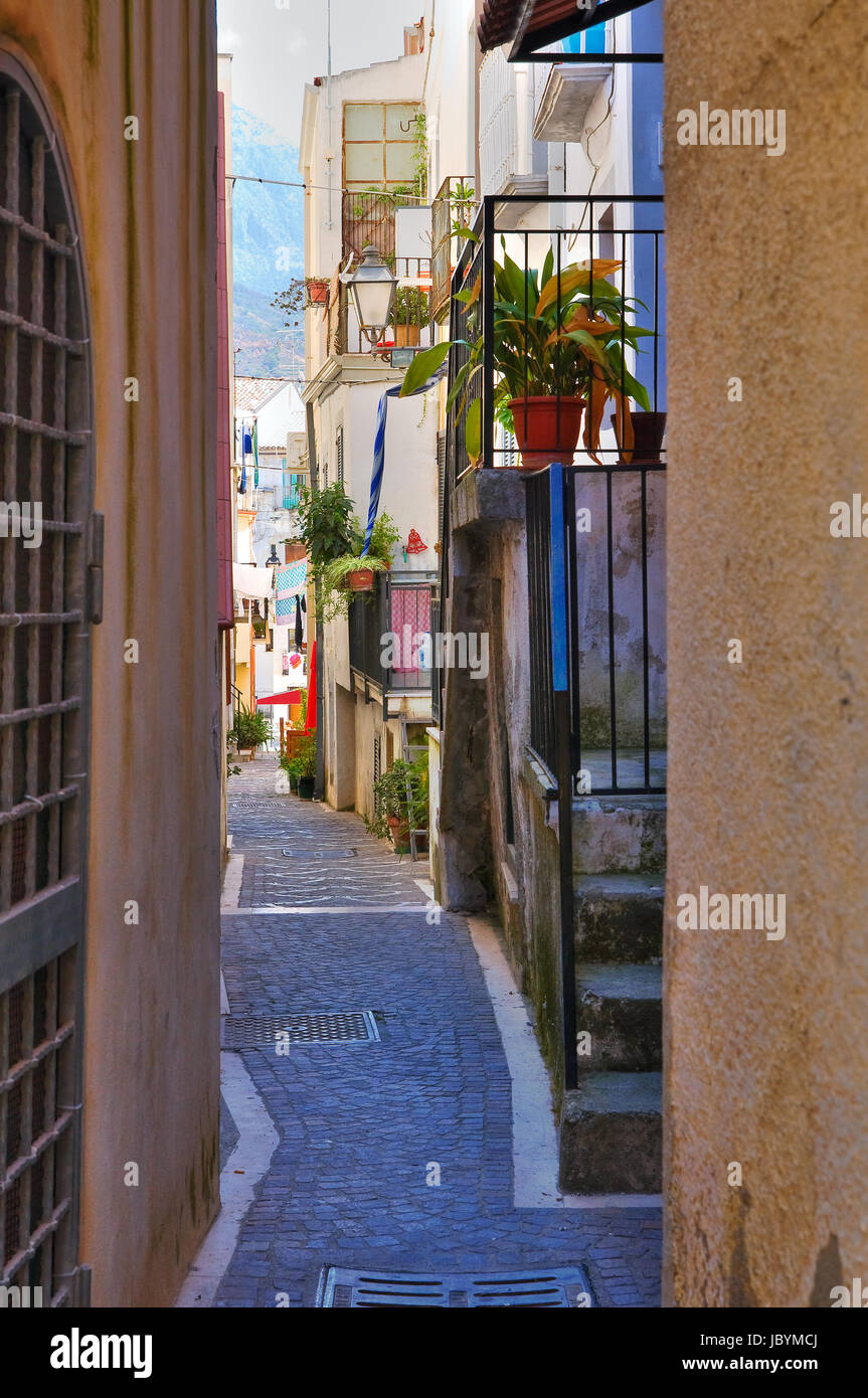 Alleyway. Diamante. Calabria. Italy. Stock Photo