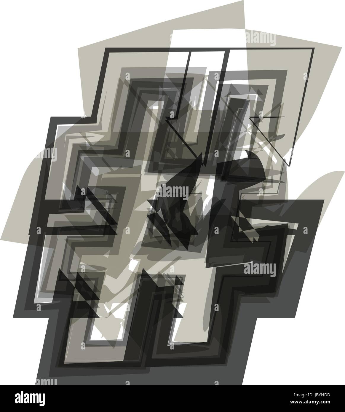 Abstract Symbol illustration Stock Vector Image & Art - Alamy