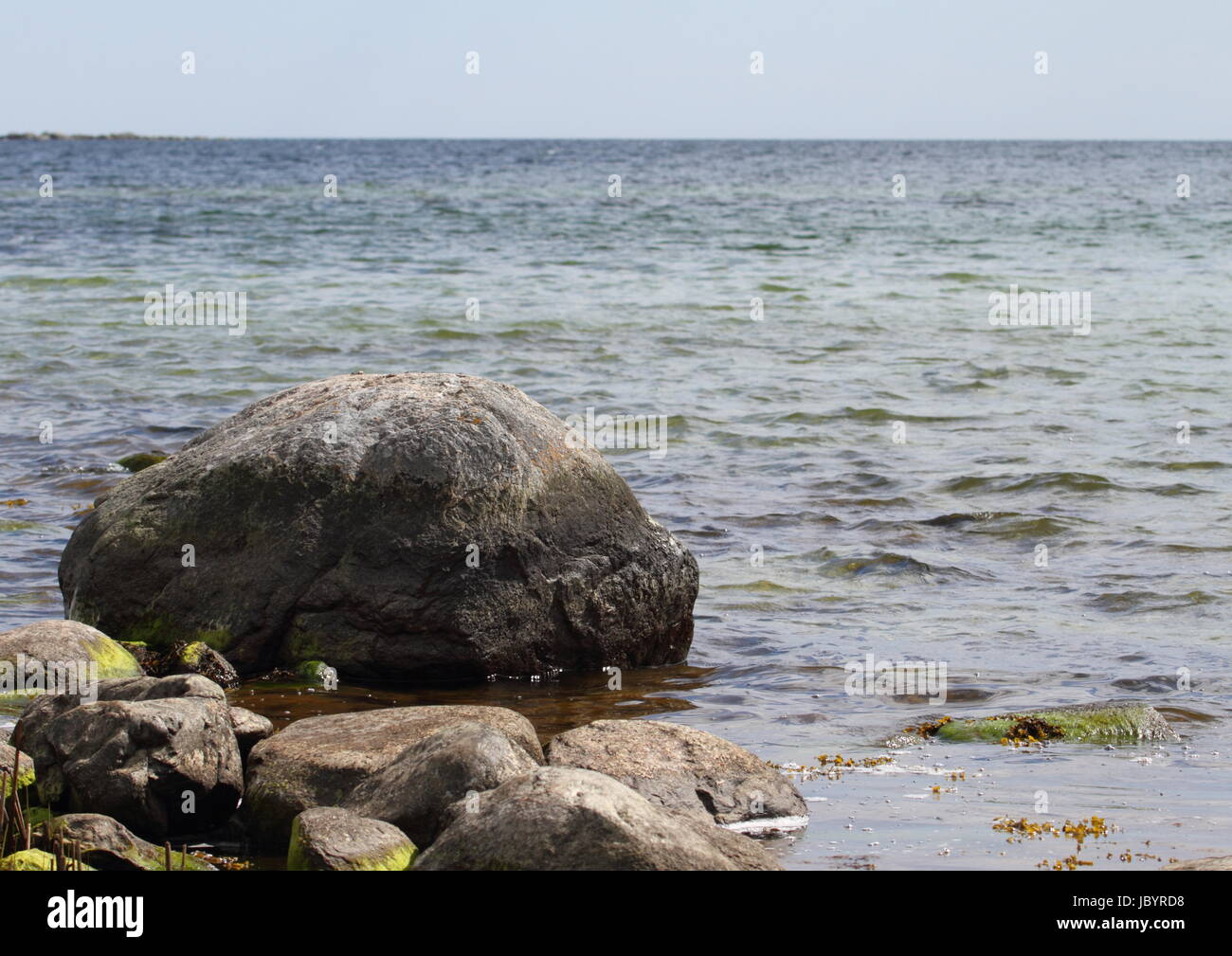 coastline baltic sea in sweden Stock Photo