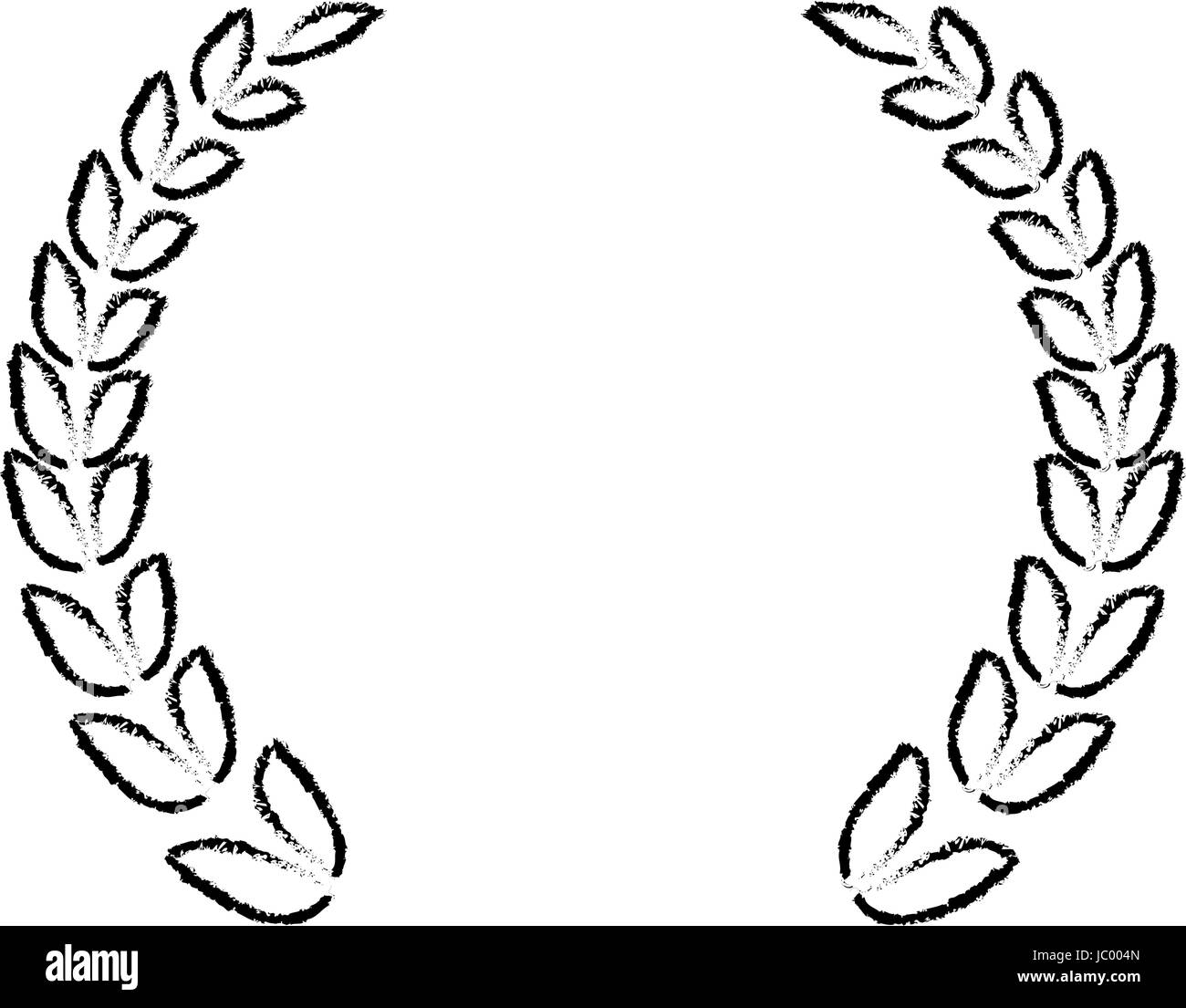 wreath of leaves icon Stock Vector Image & Art - Alamy