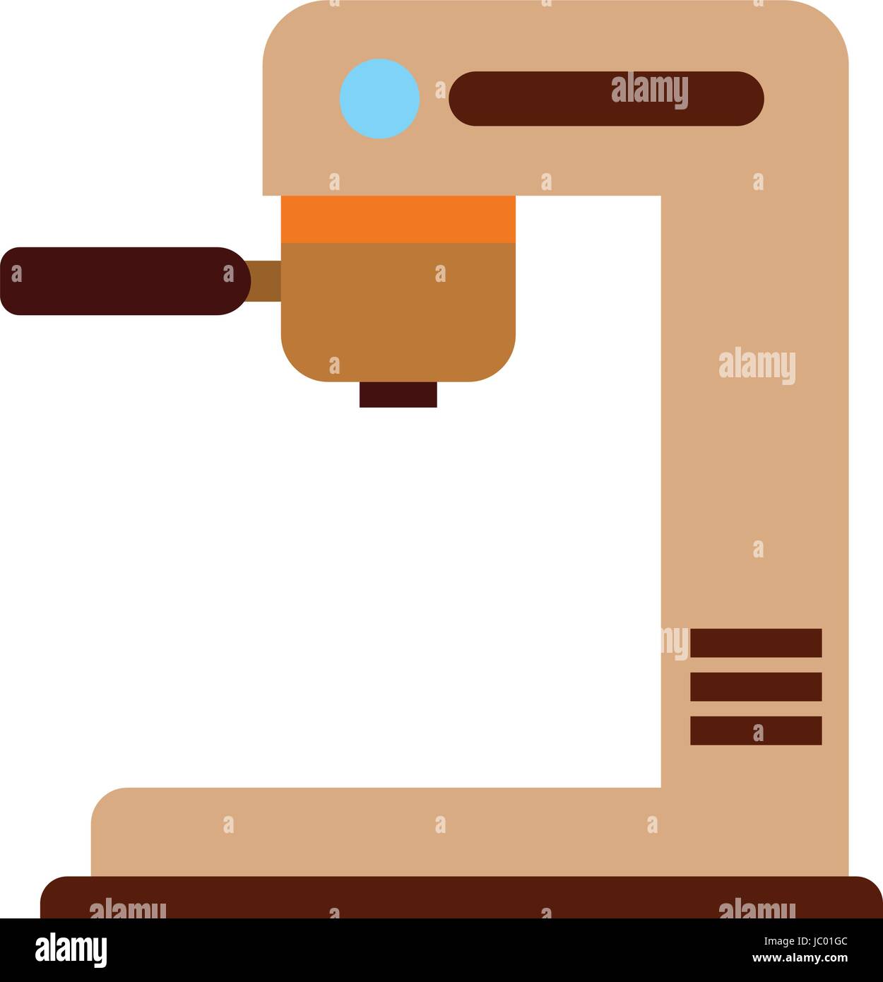coffee machine isolated icon Stock Vector Image & Art - Alamy