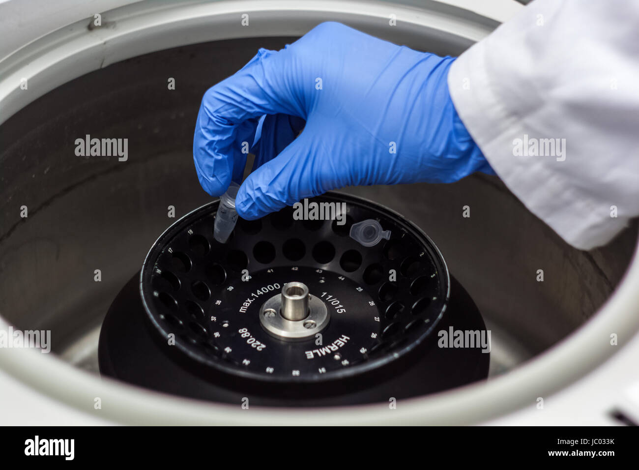 Researcher or scientist or phd student working in a biotechnology ...