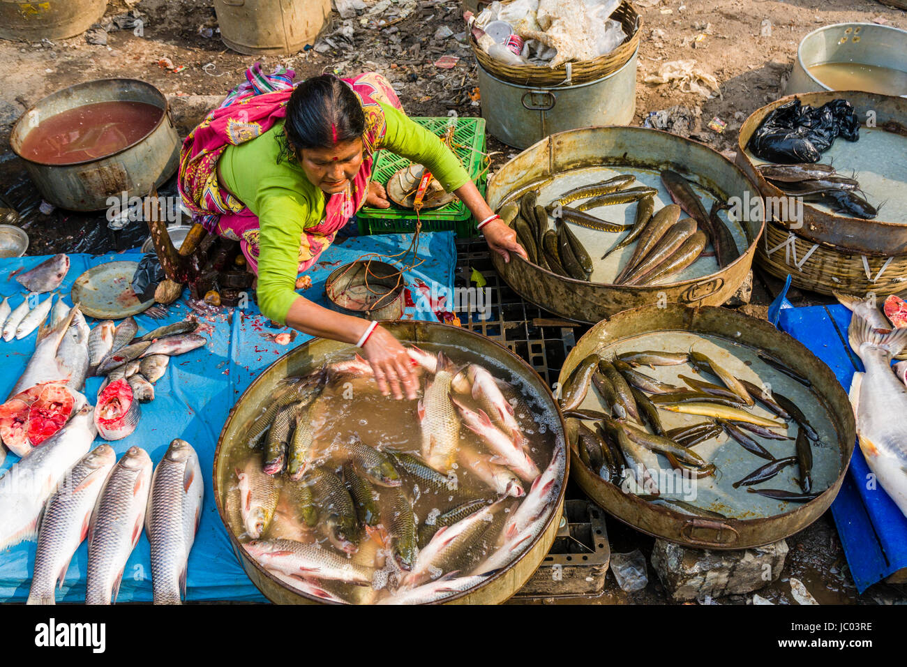 Kolkata fish market hires stock photography and images Alamy