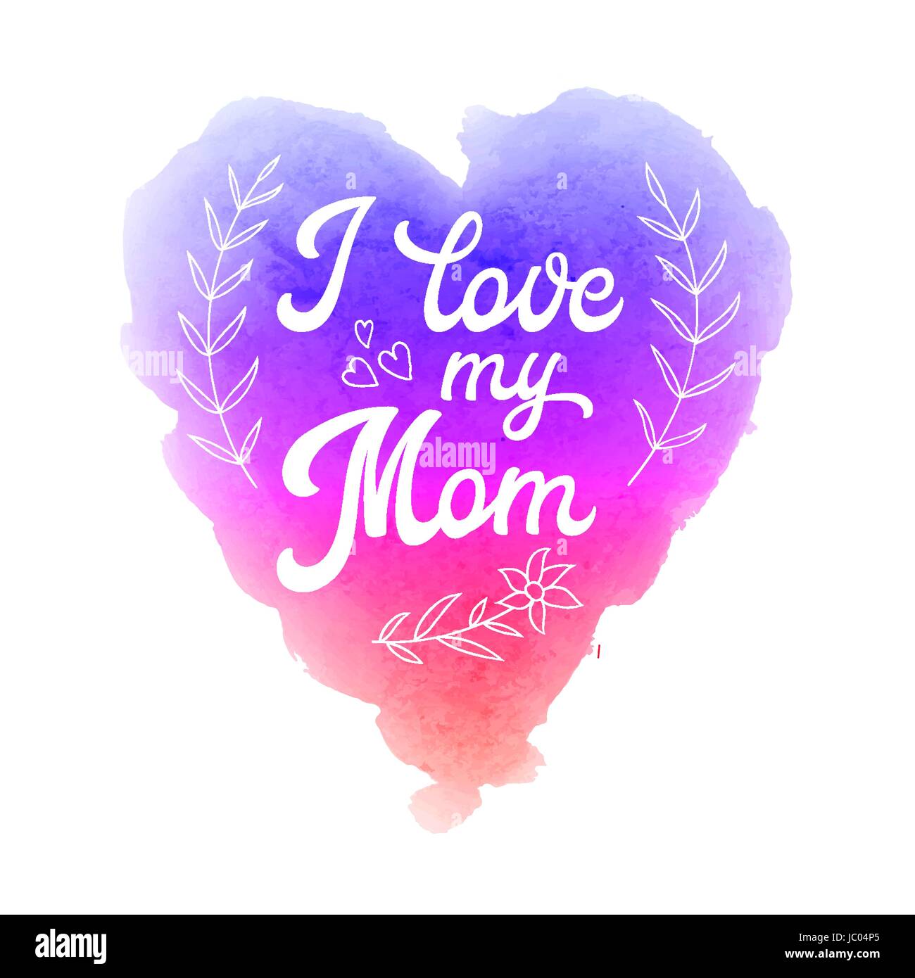 I love you mom Cut Out Stock Images & Pictures - Alamy