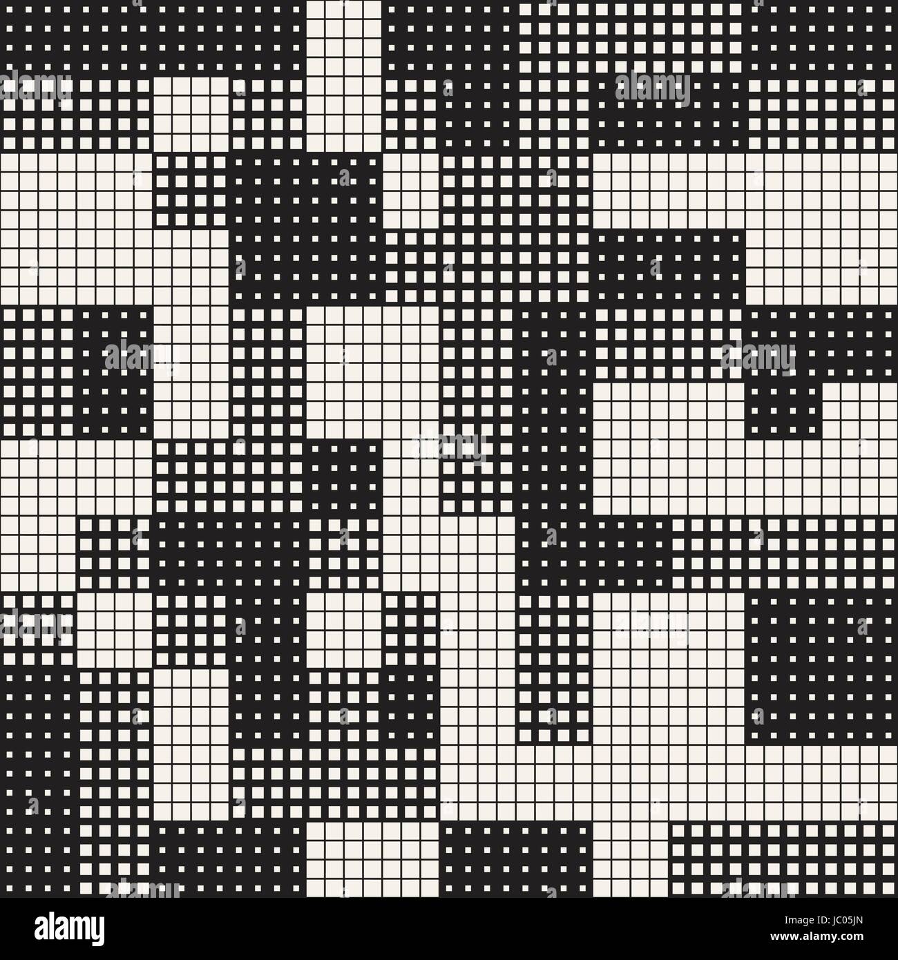 Modern Stylish Halftone Texture. Endless Abstract Background With ...