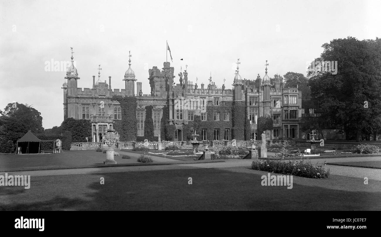 Knebworth House, the residence of the Earl of Lytton. Stock Photo