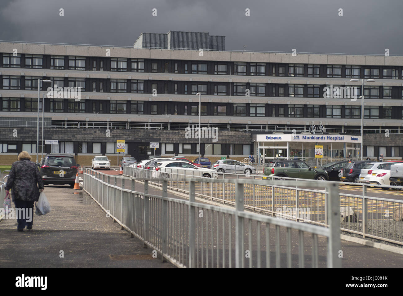 NHS Monklands Hospital has been affected by the recent cyberattack
