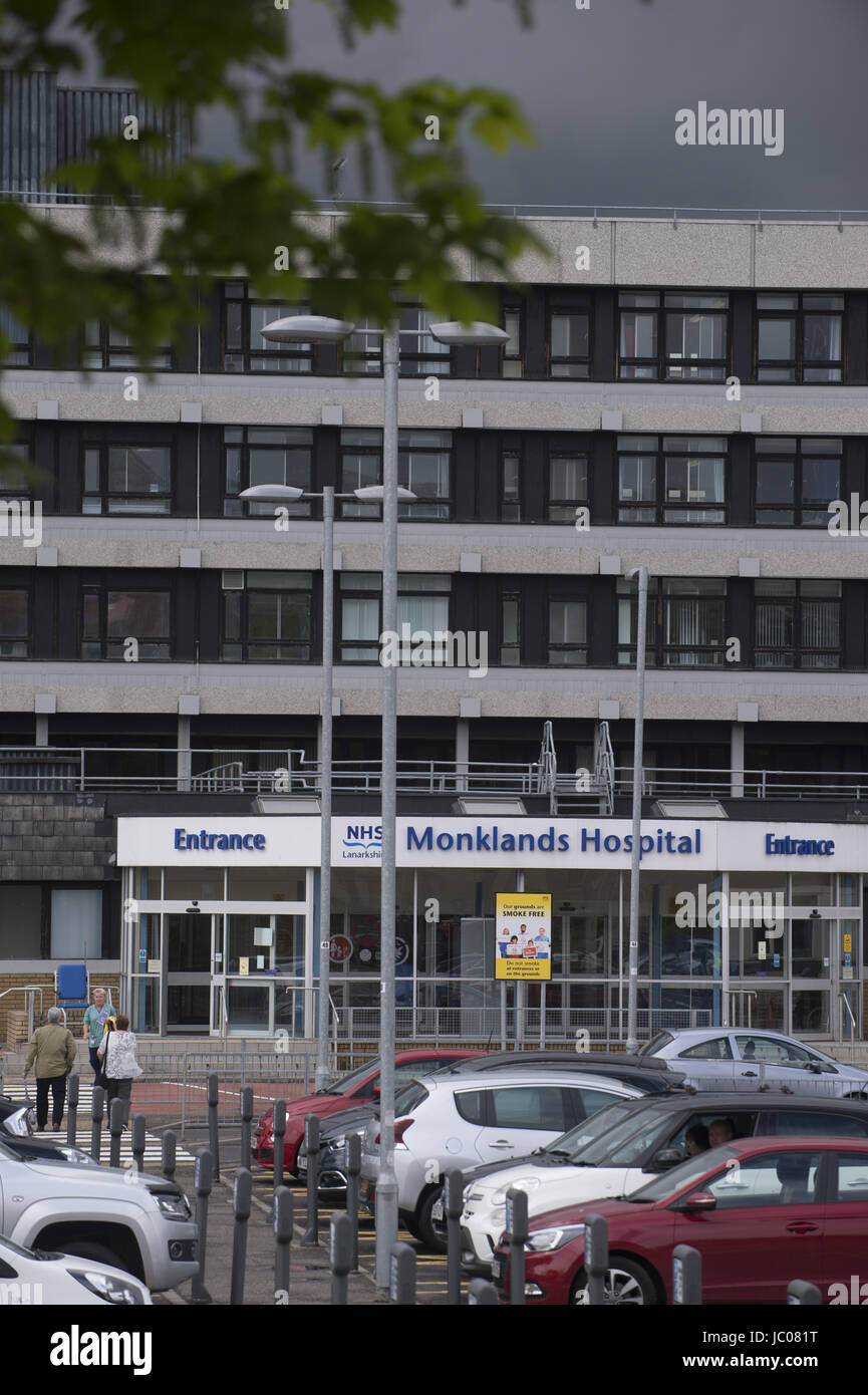 NHS Monklands Hospital has been affected by the recent cyberattack