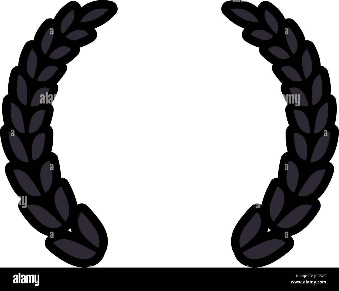 wreath of leaves icon Stock Vector Image & Art - Alamy