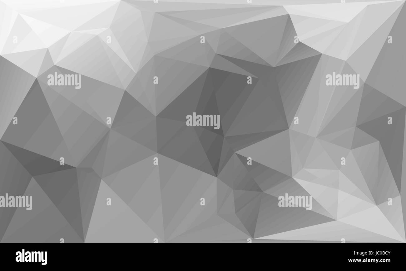 triangles abstract background gray white vector illustration Stock
