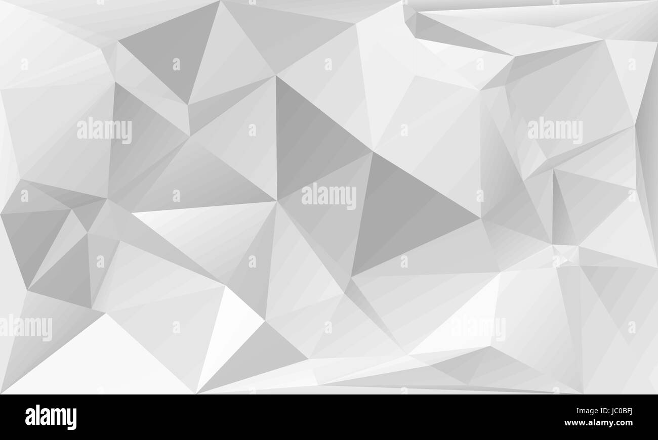 triangles abstract background - gray white - vector illustration Stock ...