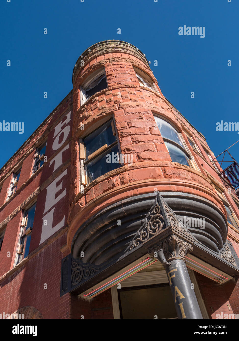 Fairmont Hotel, Lower Main Street, Deadwood, South Dakota Stock Photo