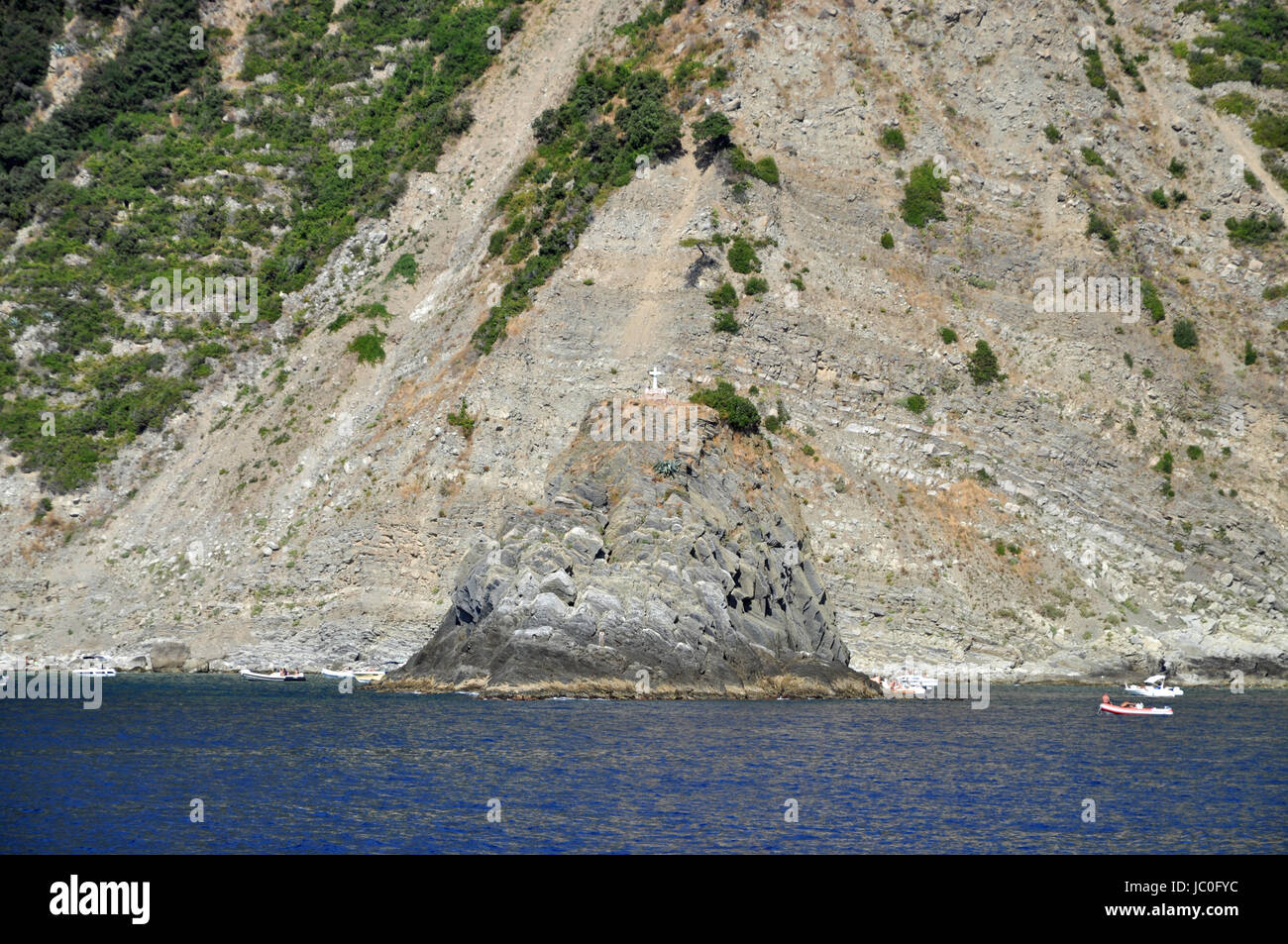 Kreuz Religion Symbol Monesteroli Cinque Terre Italien Stock Photo Alamy
