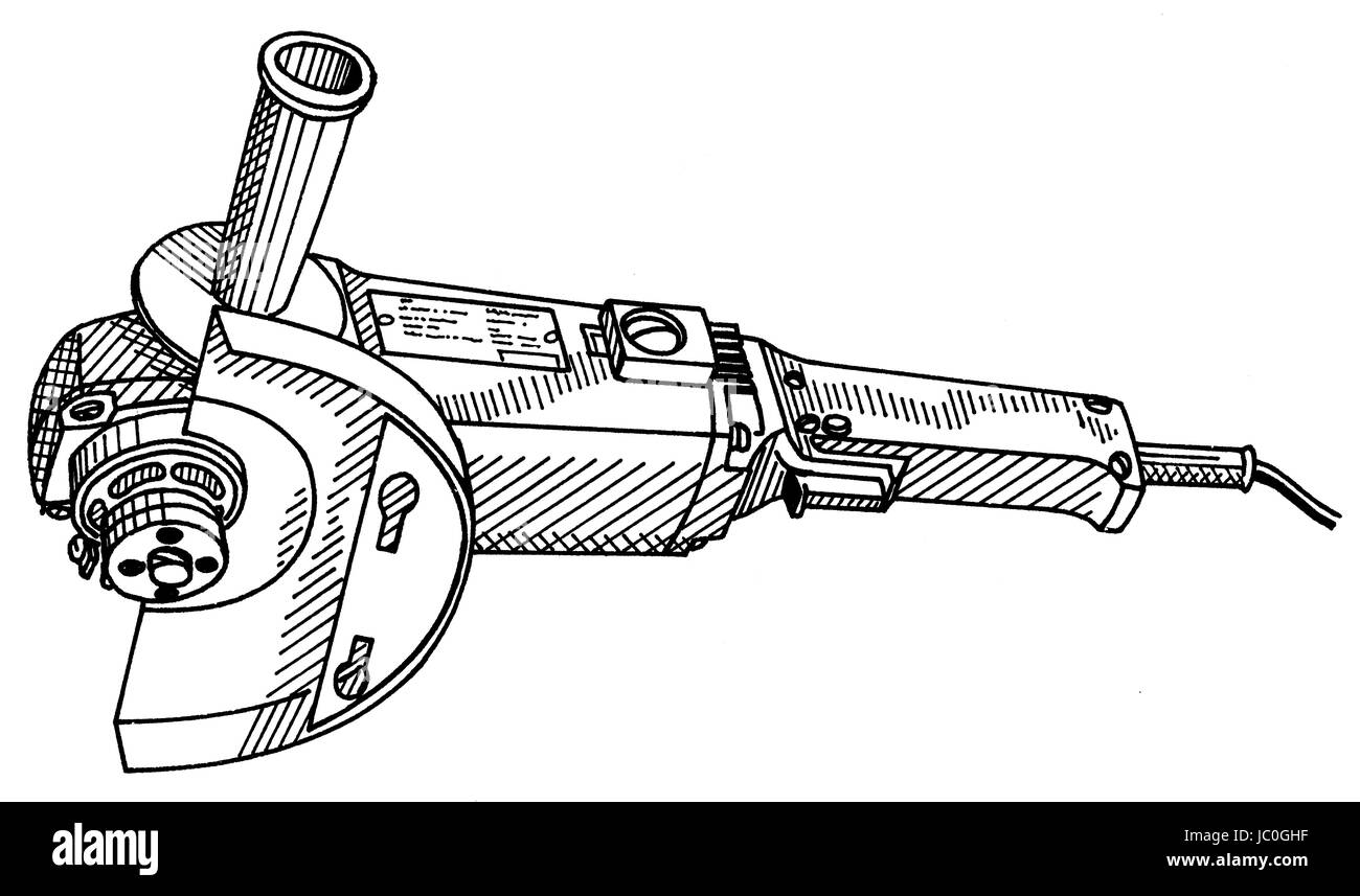 Angle grinder Black and White Stock Photos & Images Alamy