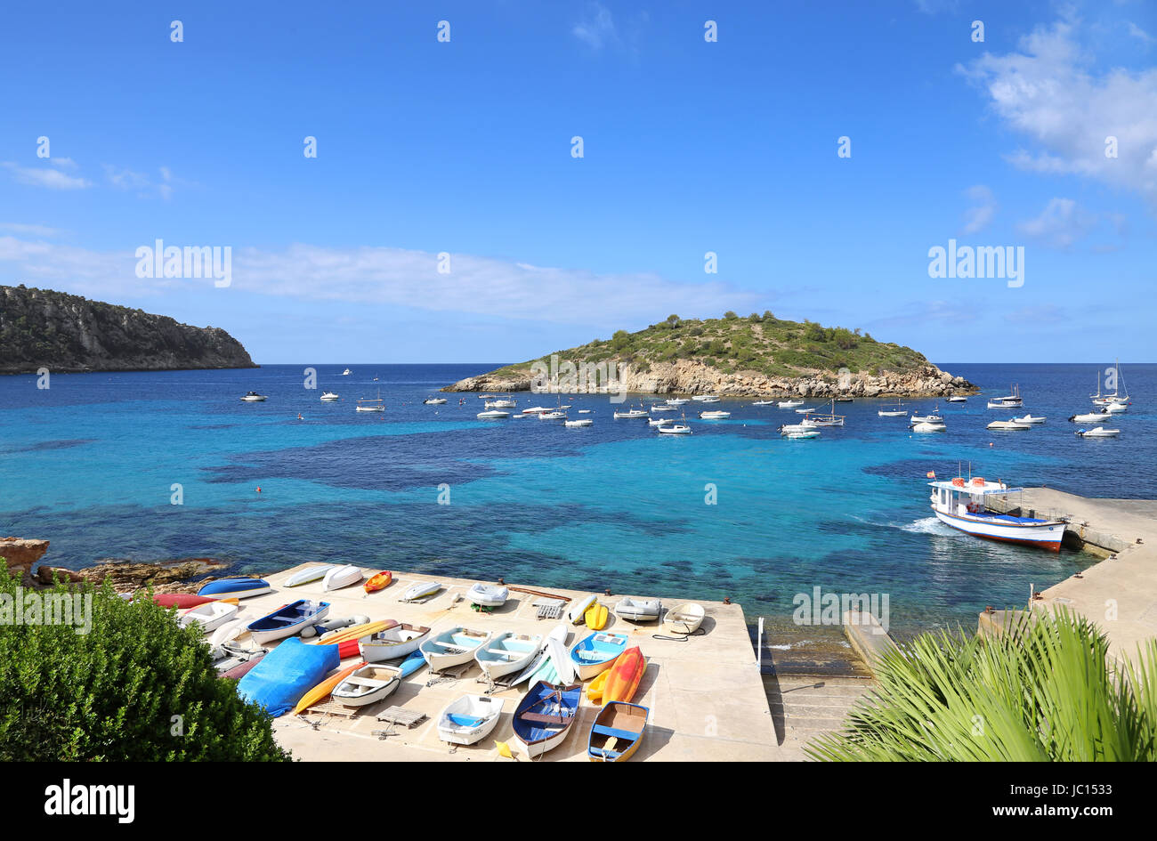 Port Of Sant Elm Stock Photo - Alamy