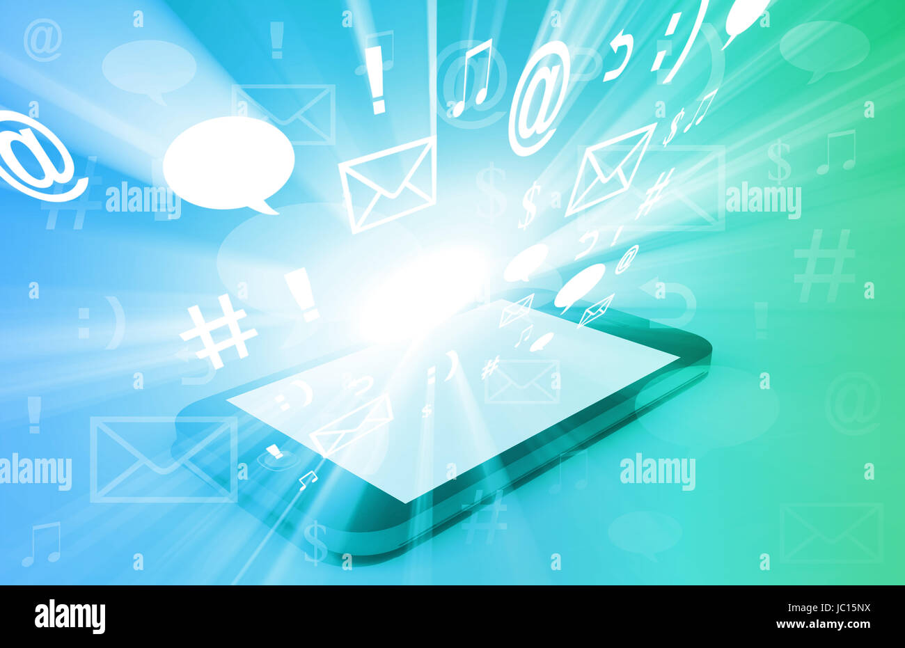 Concept of Social Media Sharing Digital Content Stock Photo Alamy