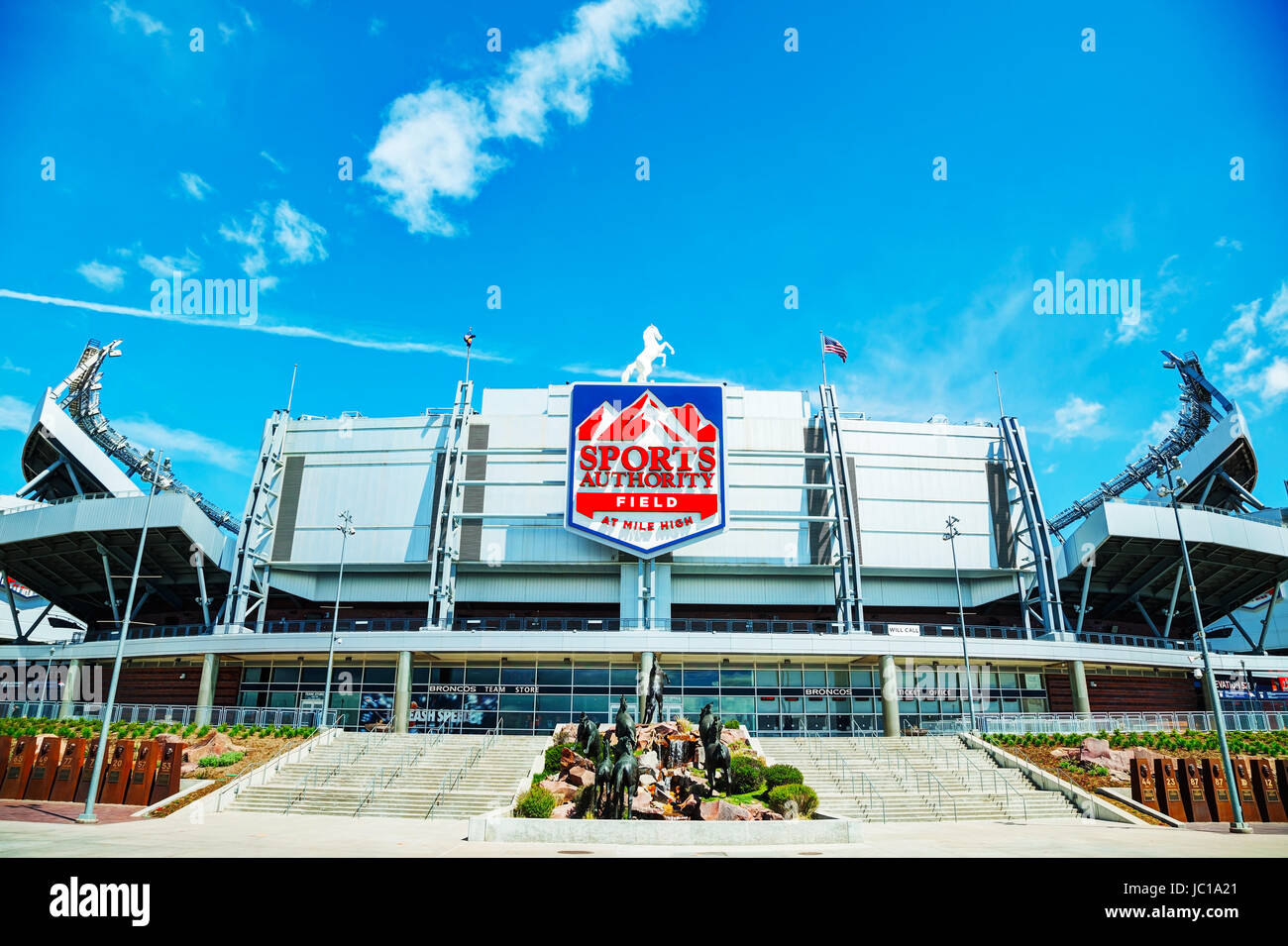 DENVER April 30, 2014 Sports Authority Field at Mile High in Denver