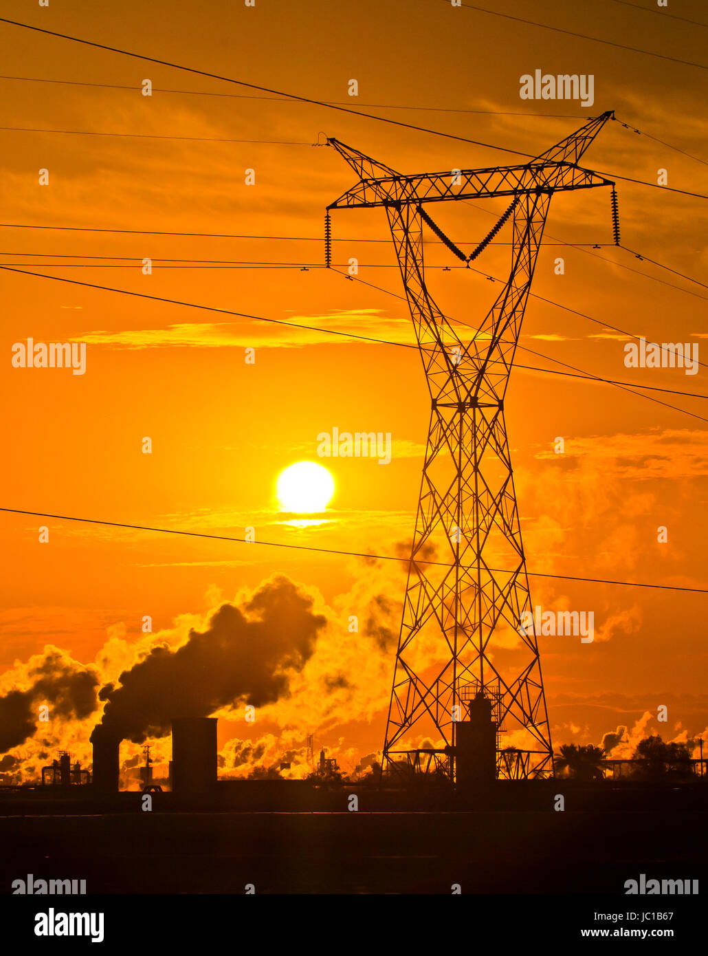 Power Line Circuit Breaker Stock Photo Image 25584510