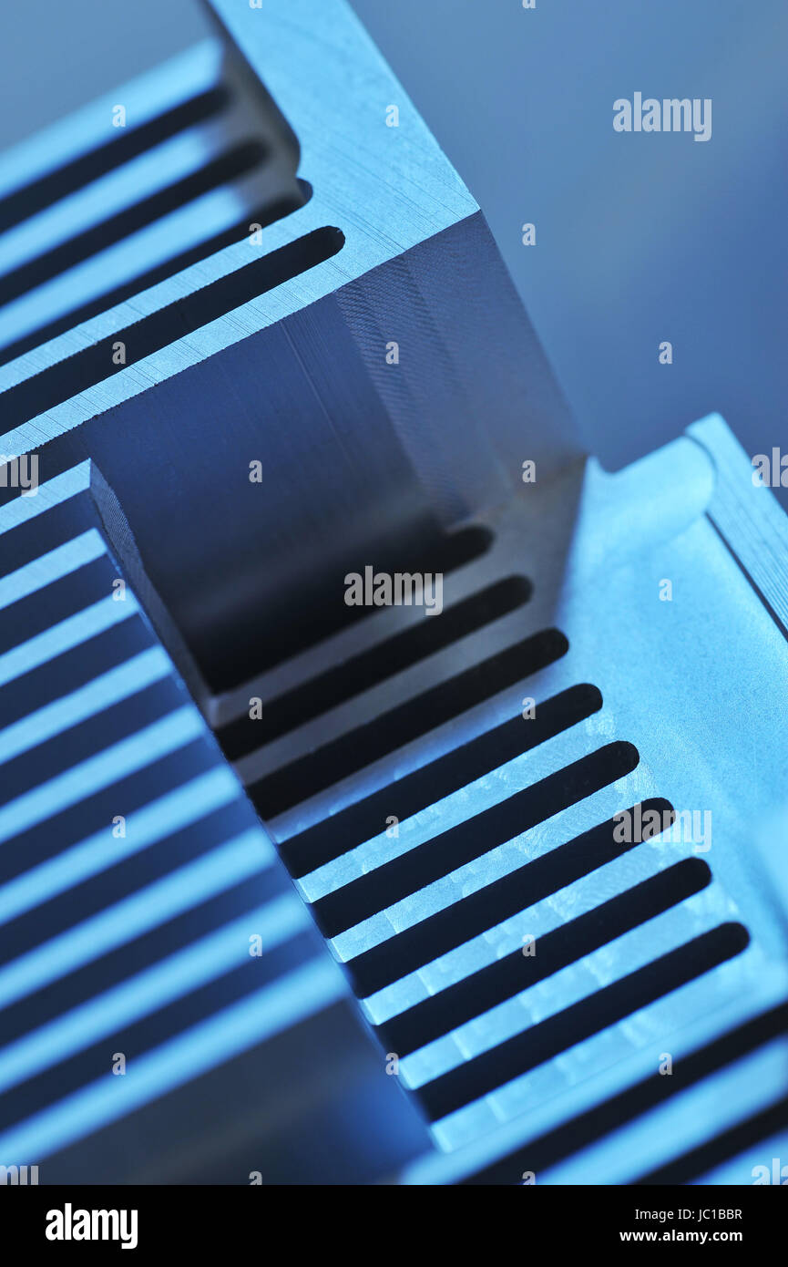 aluminum cooling fins Stock Photo Alamy