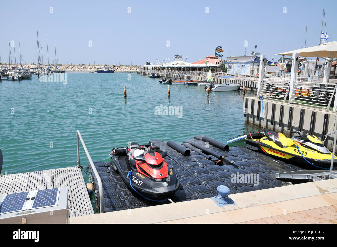 Ashkelon Marina and yacht club, Ashkelon, Israel, Stock Photo