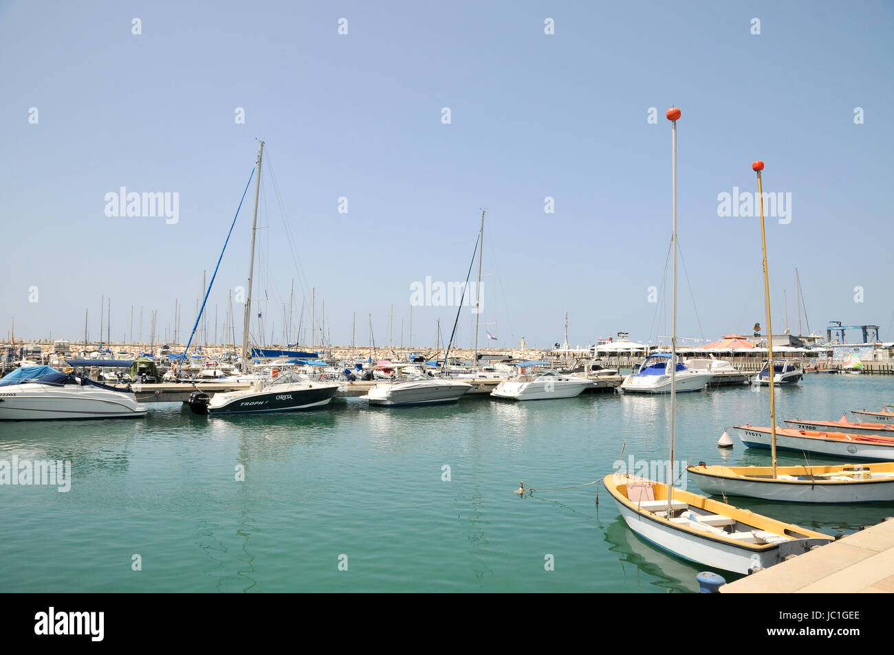 Ashkelon Marina and yacht club, Ashkelon, Israel, Stock Photo