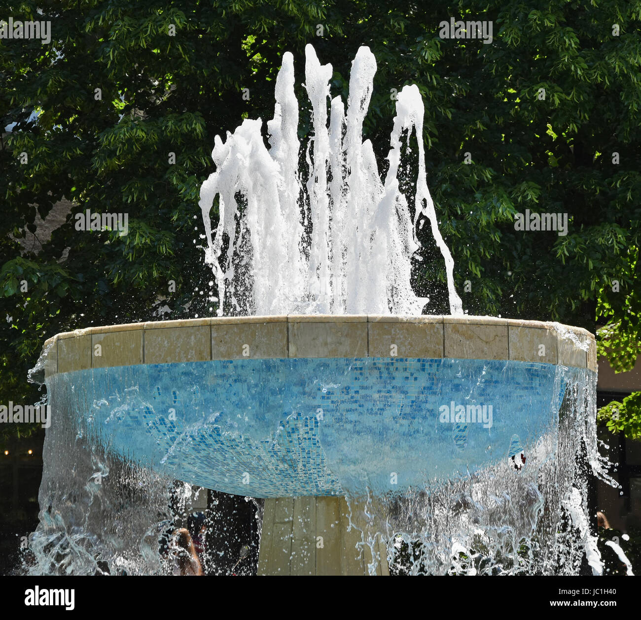 Fountain in the city park Stock Photo - Alamy