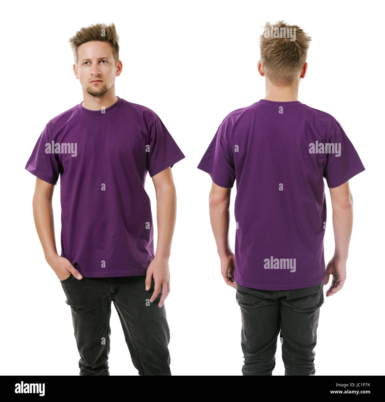 blank purple t shirt