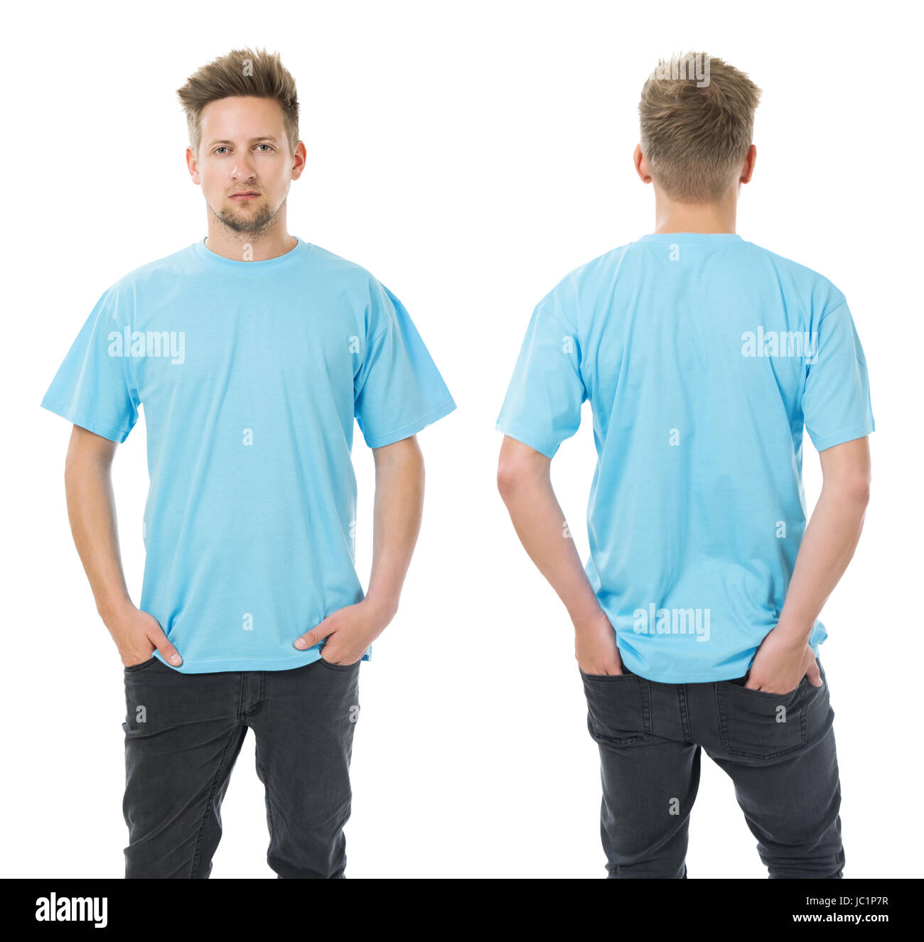 baby blue t shirt outfit