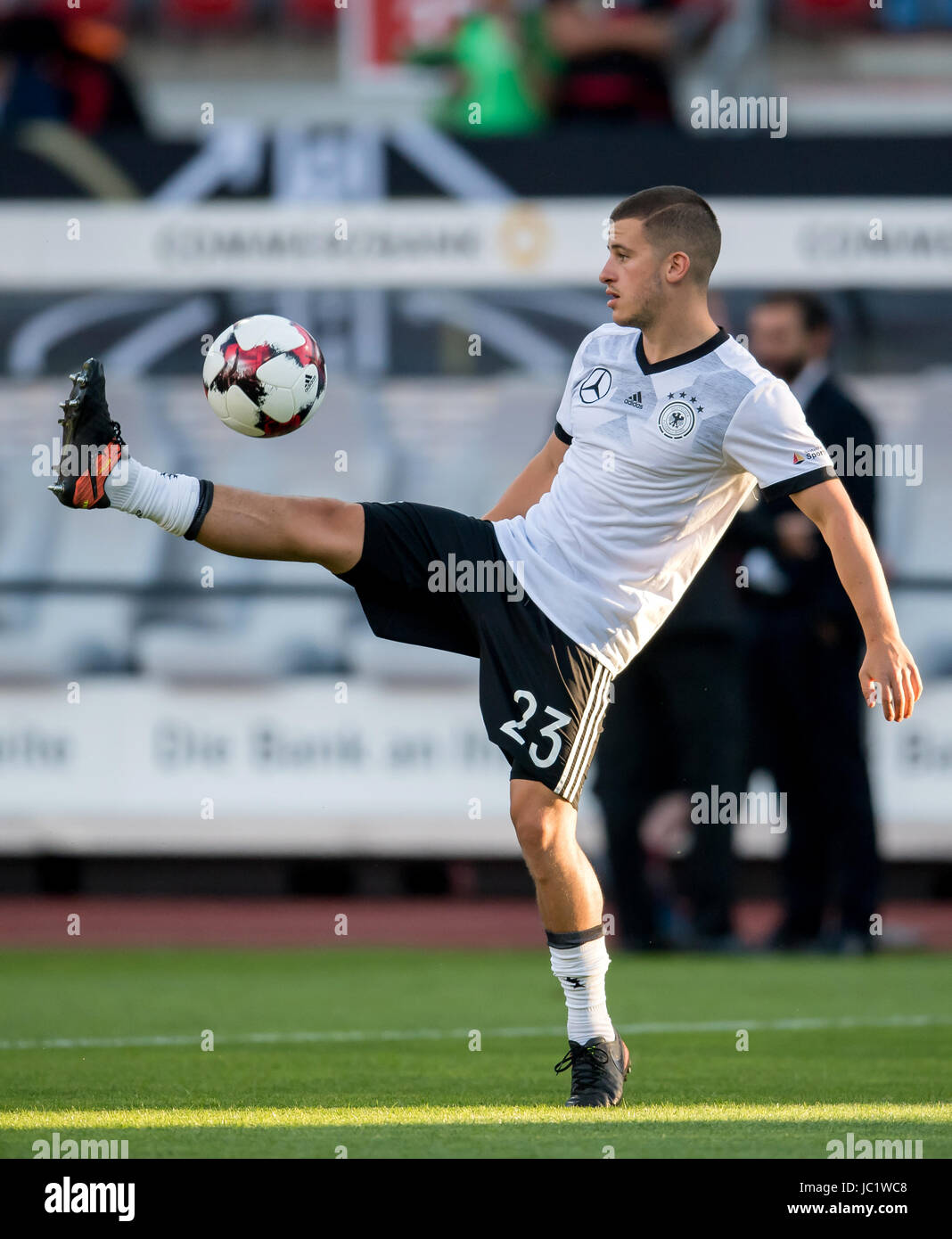 Germany's Diego Demme in action during the World Cup qualifying group C soccer match between Germany and San Marino in Nuremberg, Germany, 10 June 2017. - NO WIRE SERVICE - Photo: Thomas Eisenhuth/dpa-Zentralbild/ZB Stock Photo