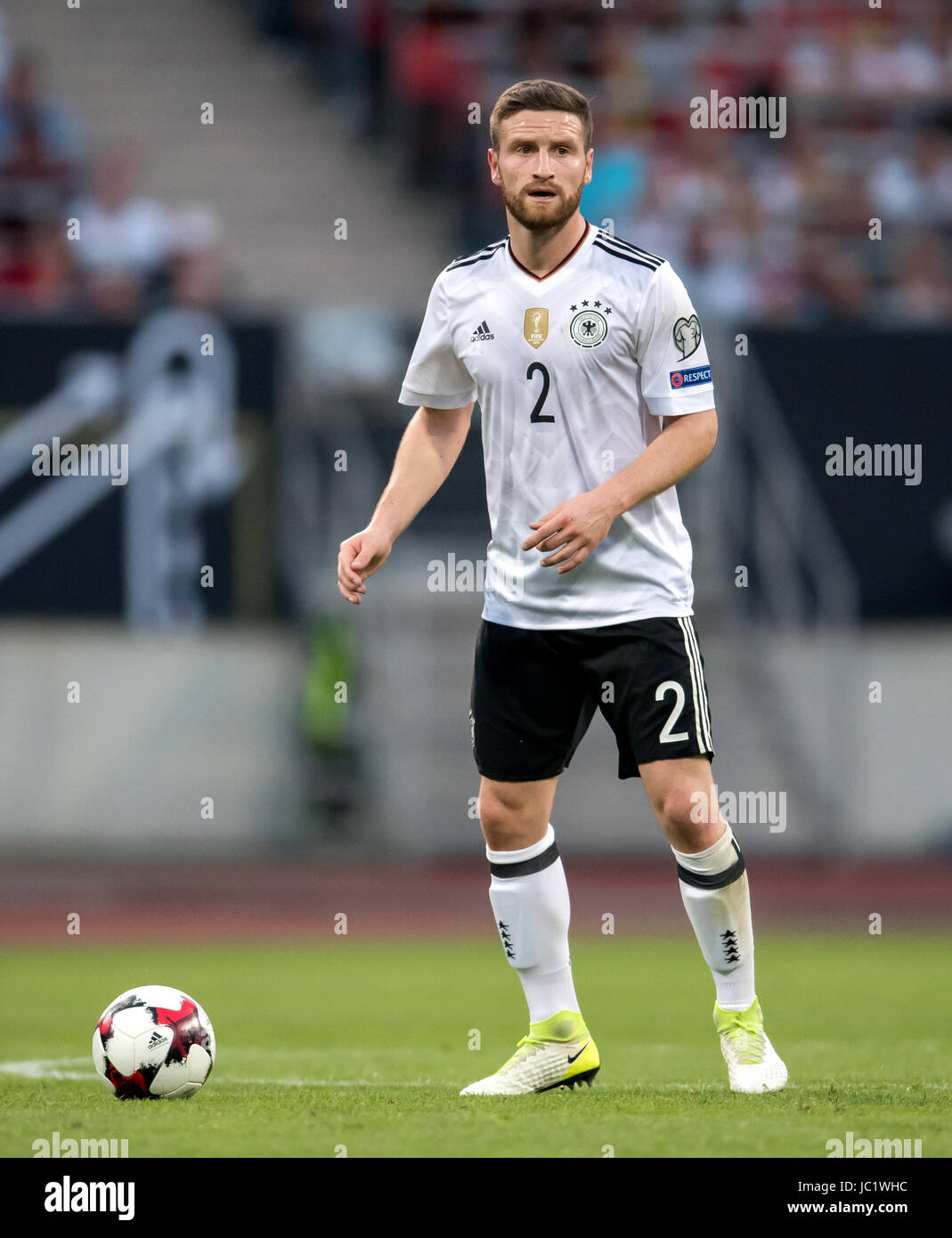 Germany S Shkodran Mustafi In Action During The World Cup Qualifying Stock Photo Alamy