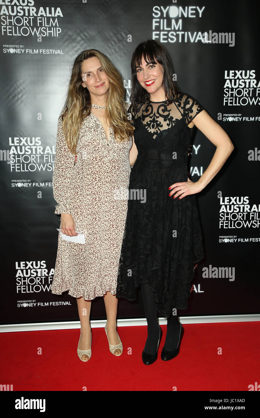 Sydney, Australia. 13 June 2017. 64th Sydney Film Festival, Lexus Australia Short Film Fellowship Gala Screening red carpet at Dendy Opera Quays. Pictured: Brooke Goldfinch (Director – Outbreak Generation). Credit: Richard Milnes/Alamy Live News Stock Photo